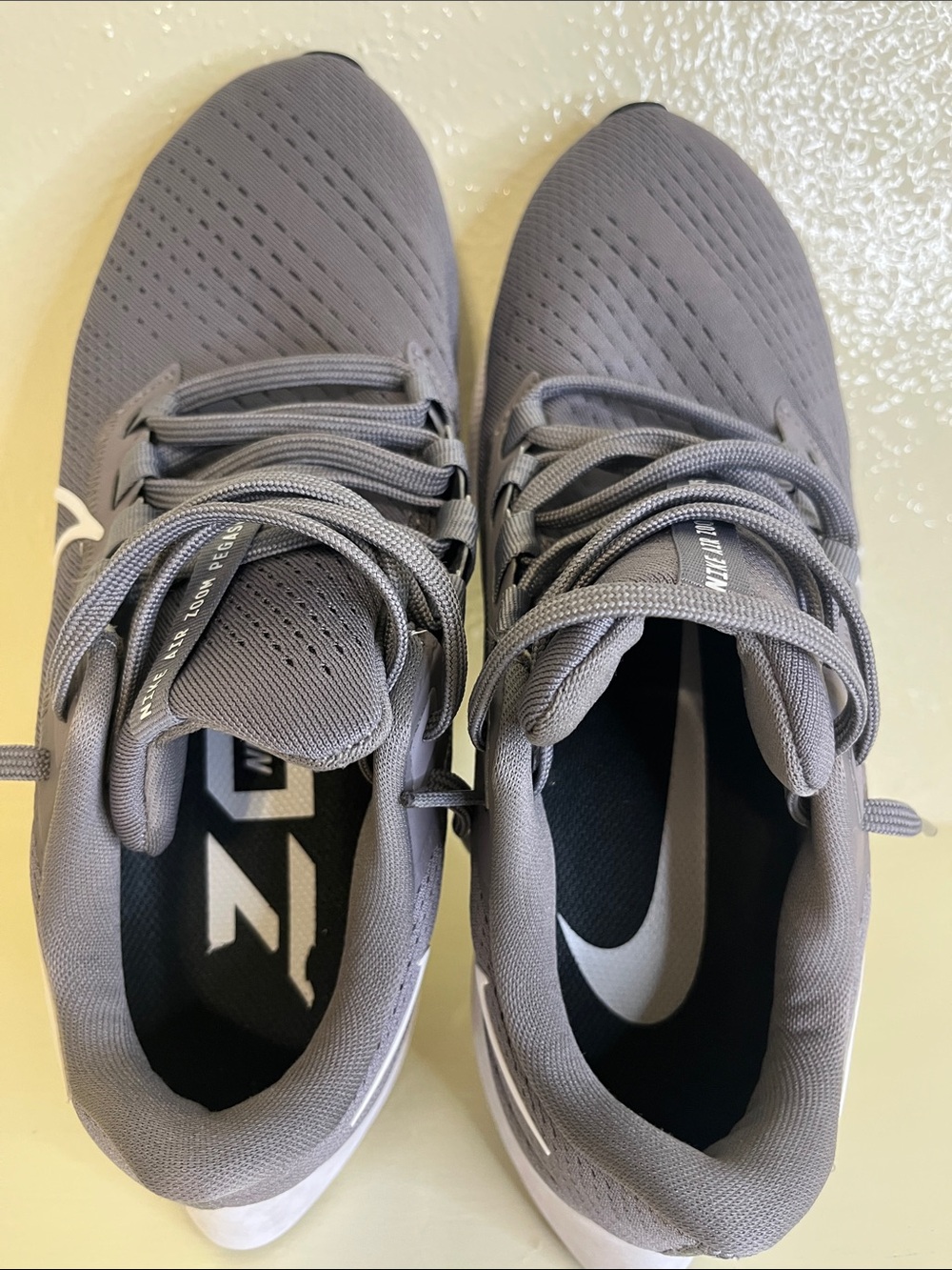 Nike Air Zoom Pegasus 38, women’s sz9.
Grey & White. - Picture 8 of 12